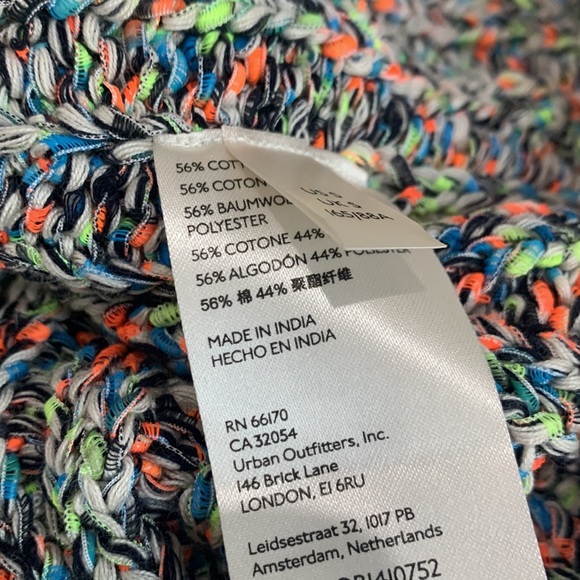 NWT Free People Desert Rainbow Knit Sweater Vest - Picture 12 of 13